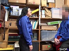 楽屋, デカパイ, 捕まる, ポリス, お仕置き, 現実, ティーン, ユニフォーム