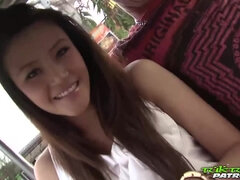 Pijpbeurt, Sperma shot, Hd, Klein, Kut duiken, Tiener, Thais, Tieten likken