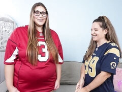 Mooie dikke vrouwen, Grote kont, Grote mammen, Mollig, Lesbisch, Likken, Ondergoed, Kut duiken