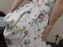 Mooie dikke vrouwen, Brits, Huisvrouw, Vrijster, Rijpe lesbienne, Geschoren, Alleen, Speelgoed