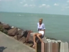 young teenagers urinating in public