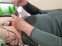 Amerikanisch, Sadomasochismus, Spermaladung, Elektrisch, Schwul, Masturbation, Orgasmus, Spielzeuge