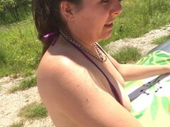 Анальный секс, Пляж, Минет, Сперма во рту, Семяизвержение, Сперма на лице, На природе, На публике