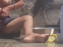 Aus dem arsch in den mund, Bad, Orgasmus, Im freien, Zierlich, Muschi, Strümpfe, Toilette