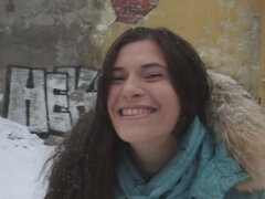 Enthousiasteling, Bruinharig, Europees, Geld, Natuurlijke tieten, Slipje, Kut duiken, Strak