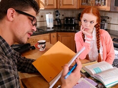 Dormitorio, Verga grande, Estilo perrito, Coleta, Afeitado, Flaco, Adolescente, Tetas