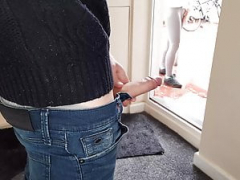 Leie, Blasen, Britisch, Sperma im mund, Spermaladung, Flashen, Handjob, Selbstgemacht