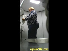 Train 1. Girls show their wet pussies in a train toilet