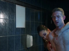 Mamada, Morena, Polla, Madres para coger, Amante, Oficina, Tímido, Inodoro