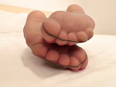 Voeten, Fetisj, Voeten fetish, Hakken, Ondergoed, Nylonstof, Panty