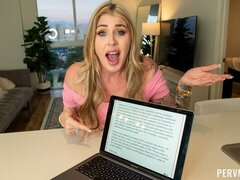 Adorable, Gros cul, Blonde, Sucer une bite, Énorme, Pov, Dénudage, Tatouage