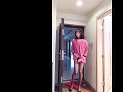 Amateur, Branler, Jeunes transsexuelles thaïlandaises, Masturbation, Transsexuelle, Solo, Adolescente, Nénés