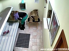 Leie, Tschechisch, Behaart, Hd, Solarium, Solo, Spion, Netzkamera