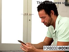 Hot College girl bangs her big dicked step-uncle