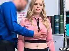 Amateur, Blonde, En levrette, Hd, Seins naturels, Bureau, Chatte, Adolescente