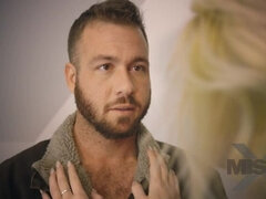 デカパイ, 脅迫, ブロンド, 中出し, 下着, 天然