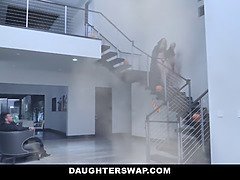 Daughterswap - star wars tramps bang each others step-fathers
