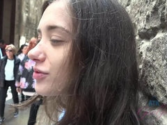 Arsch, Braunhaarige, Füsse, Piercing, Muschi, Rasiert, Dürr, Scherzbold