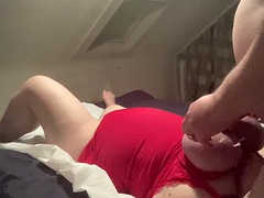 UKAnalPainslut takes needles in tits while giving head