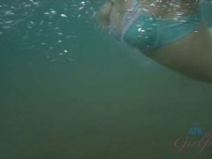 最高, ビーチ, ドレス, 彼女, オマンコ, 剃毛, シャワー, ストリッピング