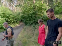 Man die toekijkt, Tsjechisch, Daddy, Hd, Man, Buiten, Kut duiken, Tieten likken