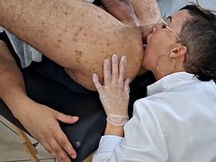 フェラチオ, ディルド, 医者, 婦人科, ハードコア, オナニー, ペニスバンド, 驚き