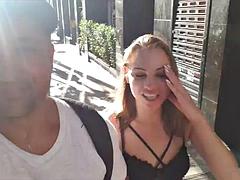 In den arsch, Tussi, Blondine, Blasen, Brasilien, Kino, Latina, Öffentlich