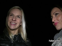 Grote lul, Blond, Bruinharig, Lul, Hd, Buiten, Gezichtspunt, Trio