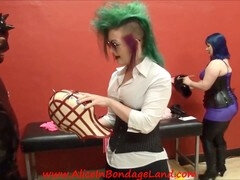 Bondage discipline sadomasochisme, Achter de coulissen, Gebondenheid, Dominante vrouw, Fetisj, Latex