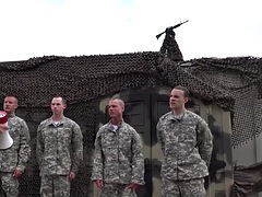 Anal, Ejército, Mamada, Gay, Grupo, Pajear, Músculo, Orgía