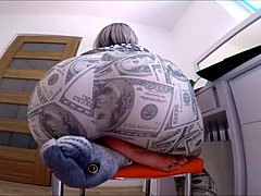 お尻, おなら, 足, フェティッシュ, Hd, 淫乱熟女, 一人, オッパイの