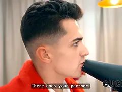 Cuck4k. she likes to experience Double Penetration with strangers in front of her husband