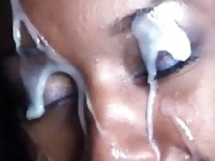 Amateur, Américain, Noire, Tir de sperme, Faciale, Mère que j'aimerais baiser, Maman, Pov