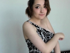 Sweet amateur teen GF jerking dick 2