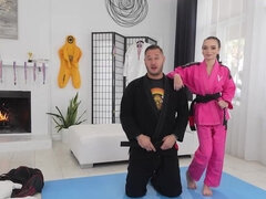 18, デカパイ, フェラチオ, なめる, 淫乱熟女, 小柄, オマンコ, 剃毛