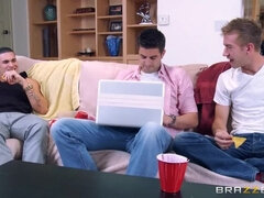 黒人, バック, ヨーロピアン, 顔射, 開帳, 母, スパンキング, タトゥー