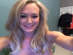Grote mammen, Huisgemaakt, Masturbatie, Rijpe lesbienne, Alleen, Kousen, Speelgoed, Webcamera