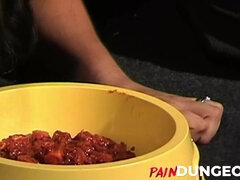 緊縛, 茶髪の, ハードコア, Hd, 苦痛, ラフ, 奴隷, 拘束