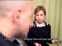 18, Hd, お金, 現実, ラフ, ロシア人, 靴下, ティーン