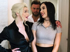 Большая жопа, Большой член, Большие сиськи, Минет, Член, Собачьи, Две девушки, Милф