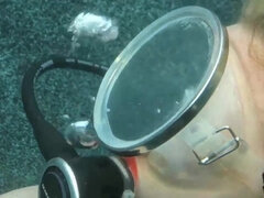 Lieveling, Grote lul, Grote mammen, Vingeren, Naakt, Tieten likken, Onderwater, Nat