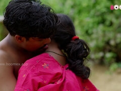 Cul, Couple, Dingue, Indienne, De plein air, Pute, Nénés, Mouillée