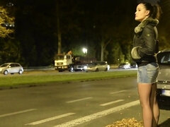 Tetas grandes, Coche, Vestidas, Sexo duro, Nylon, Al aire libre, Tetas, Puta