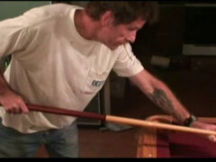 Troy Playing pool