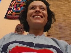 Slaapkamer, Pijpbeurt, Bruinharig, Brutaal, Europees, Duits, Huisgemaakt, Kut duiken