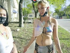 Sucer une bite, Brunette brune, Tir de sperme, Le plan cul à quatre, Hd, Orgie, Adolescente, Nénés