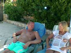 Blasen, Geile alte tussi, Deutsch, Gruppe, Reif, Milf, Im freien, Penis