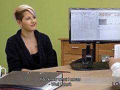 ブロンド, フェラチオ, エロ熟女, Hd, 母, お金, オフィス, ハメ撮り
