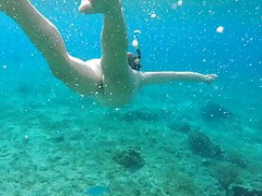 Amateur, Americano, Culo grande, Desnudo, Al aire libre, Coño, Tetas, Voyeur