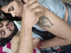 カップル, インド人, キス, マッサージ, 熟年, 魅力的, タトゥー, ヤリマンの